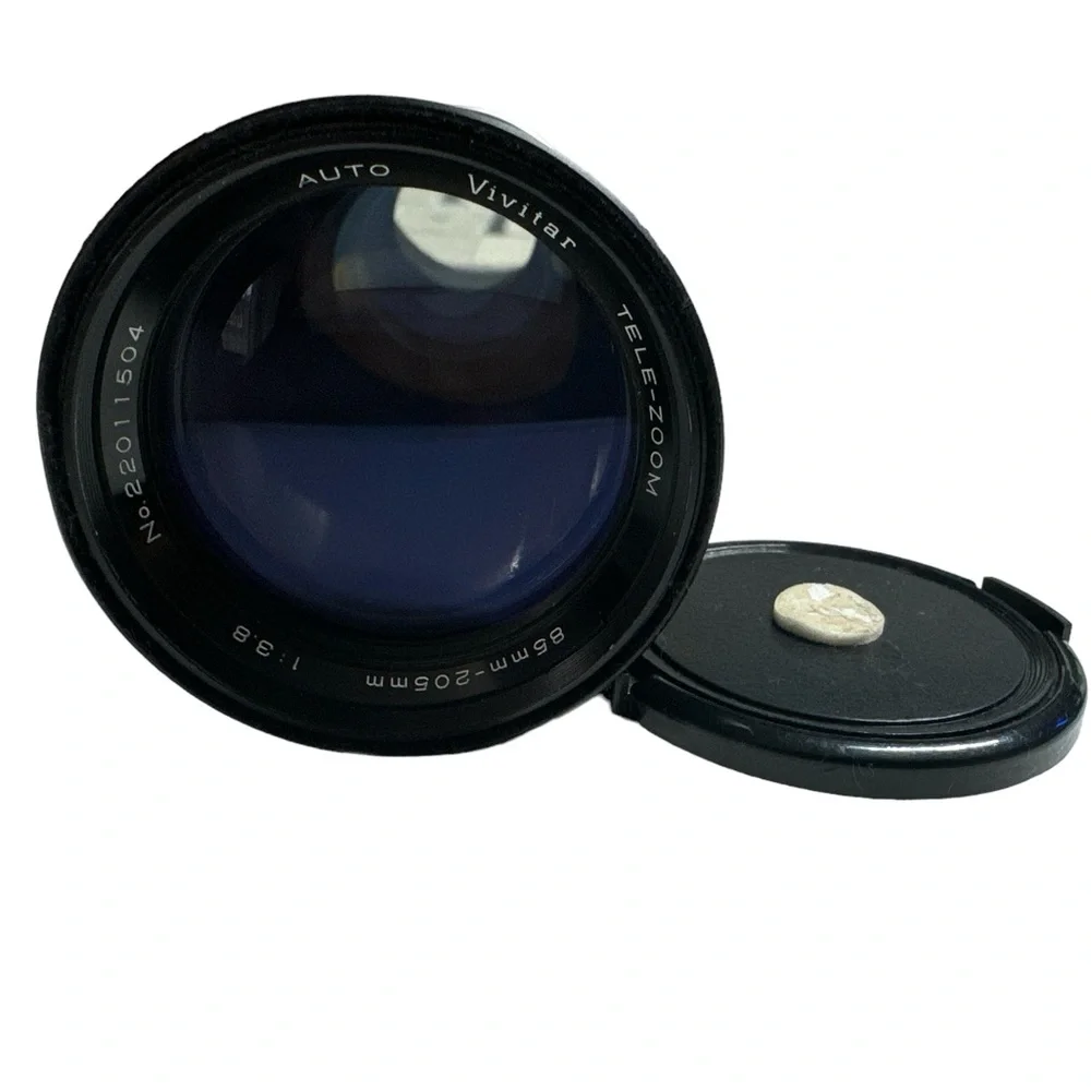 🔥 Vintage Clean Auto Vivitar 85-205mm f/3.8 Tele-Zoom Lens 🔥